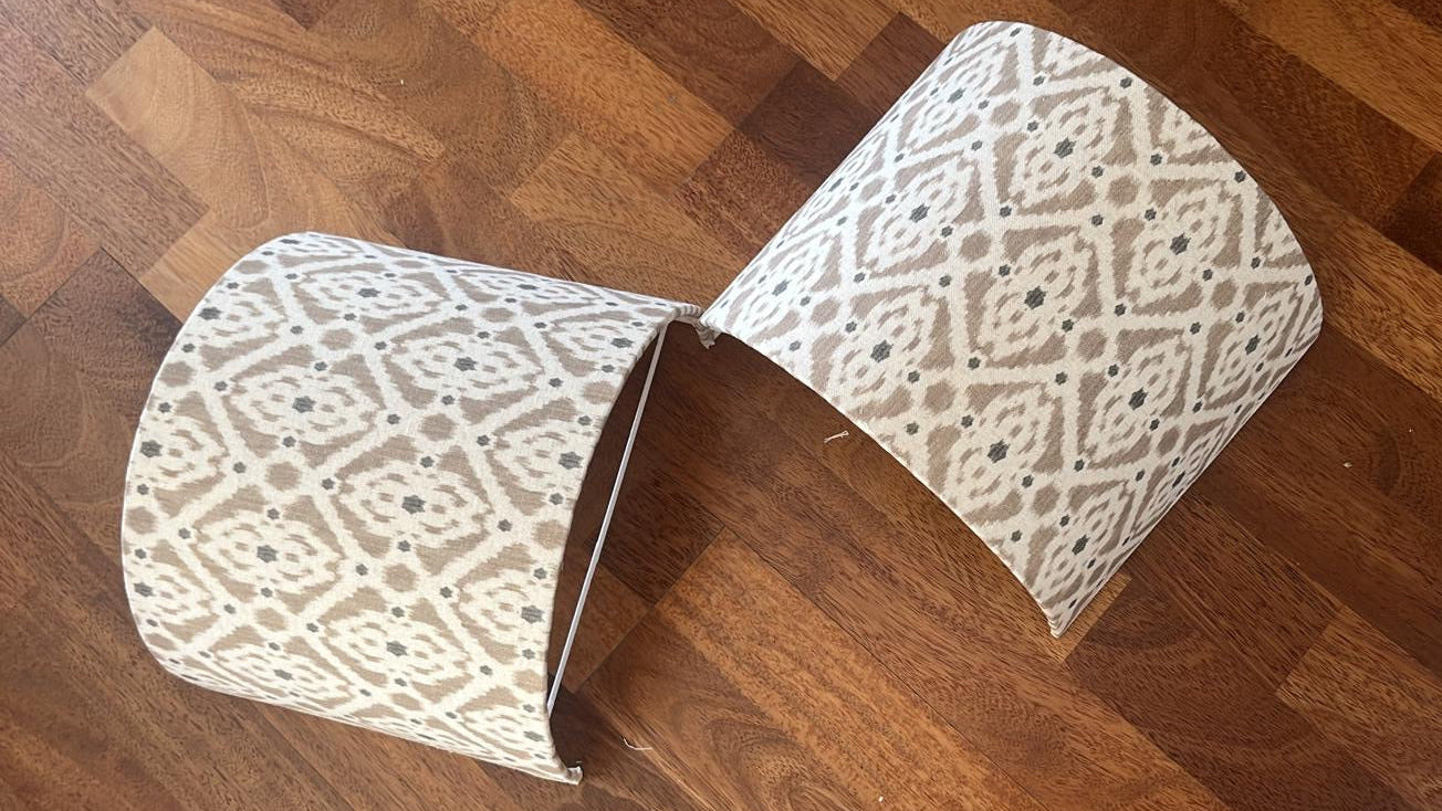 Aplique 30 x 25 tela geometrico arena