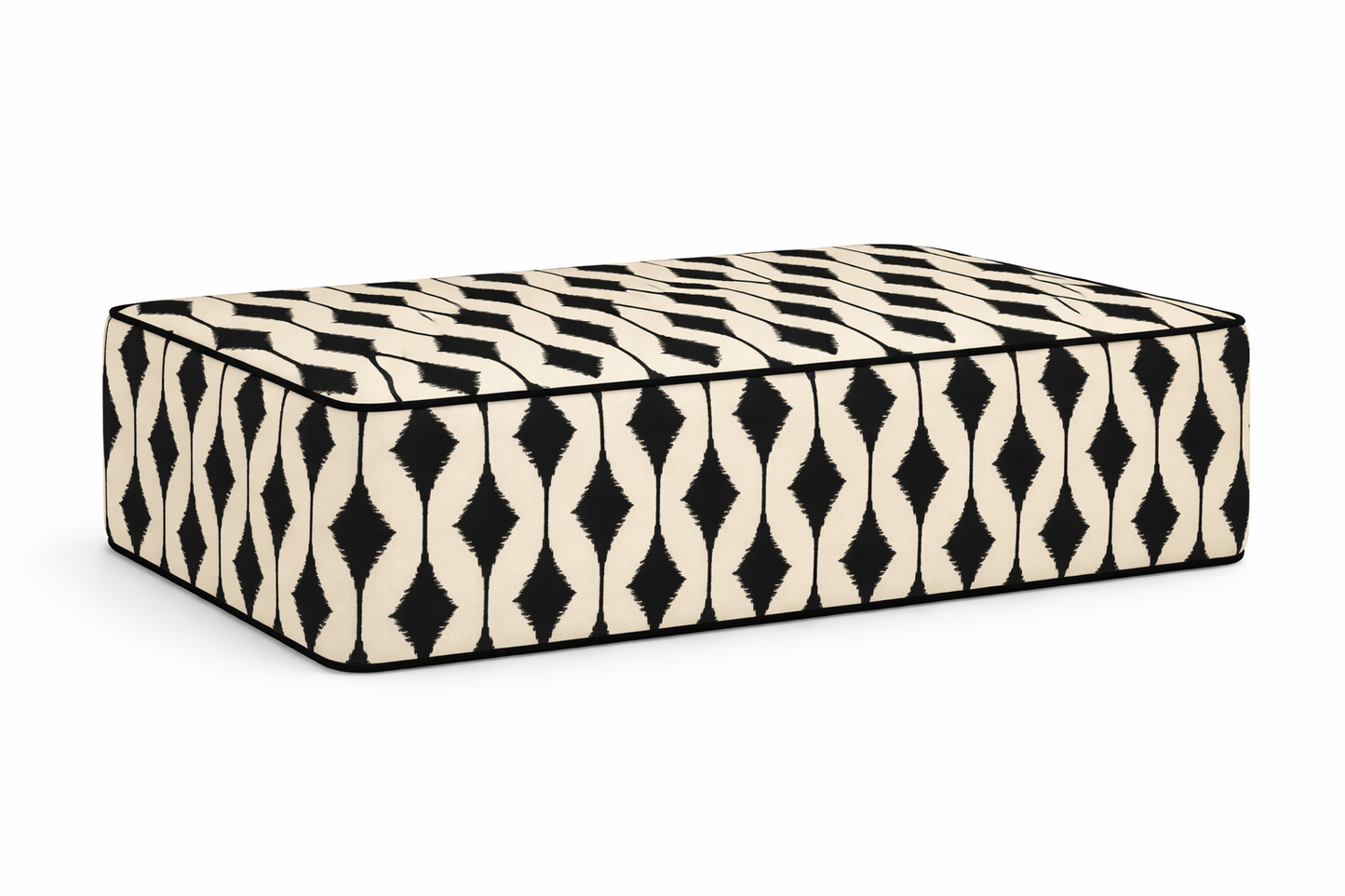 Mesa tapizada nómada negro