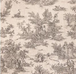 Aplique 30 x 25 tela Toile de Jouy