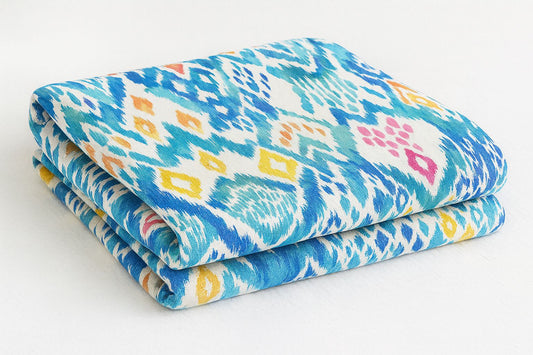Plaid en tela Ikat Menorca