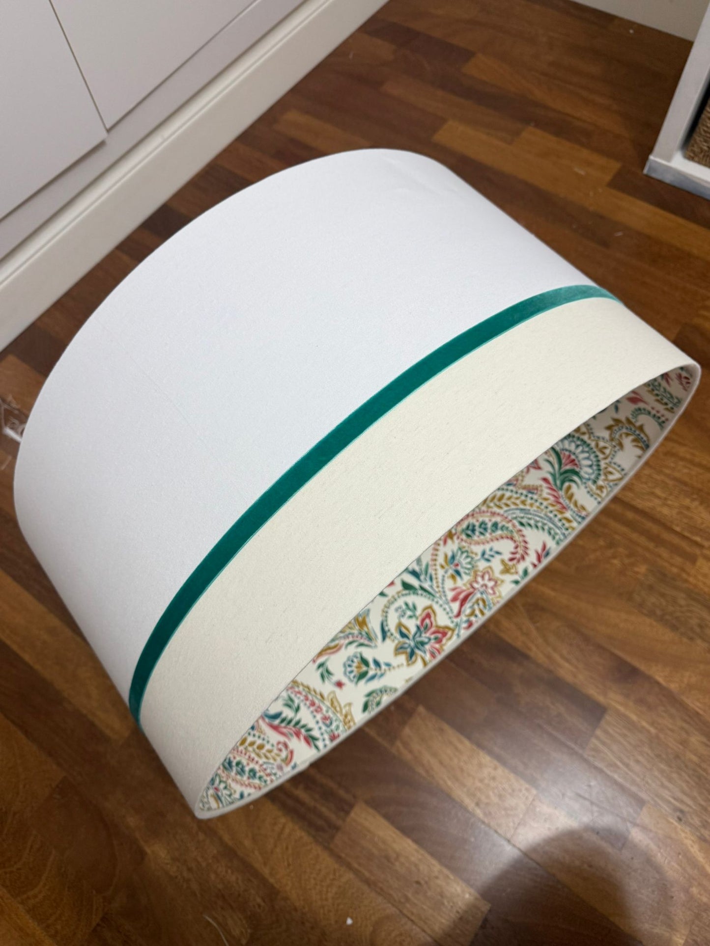 Pantalla con interior multicolor