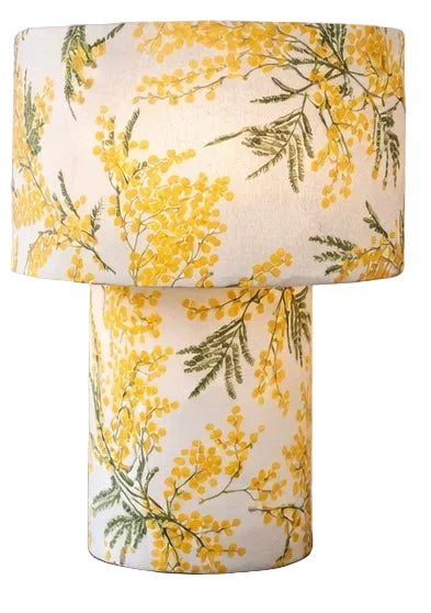 Lampara dúo mimosa amarilla