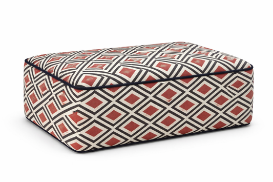 Mesa tapizada rombo cazuela