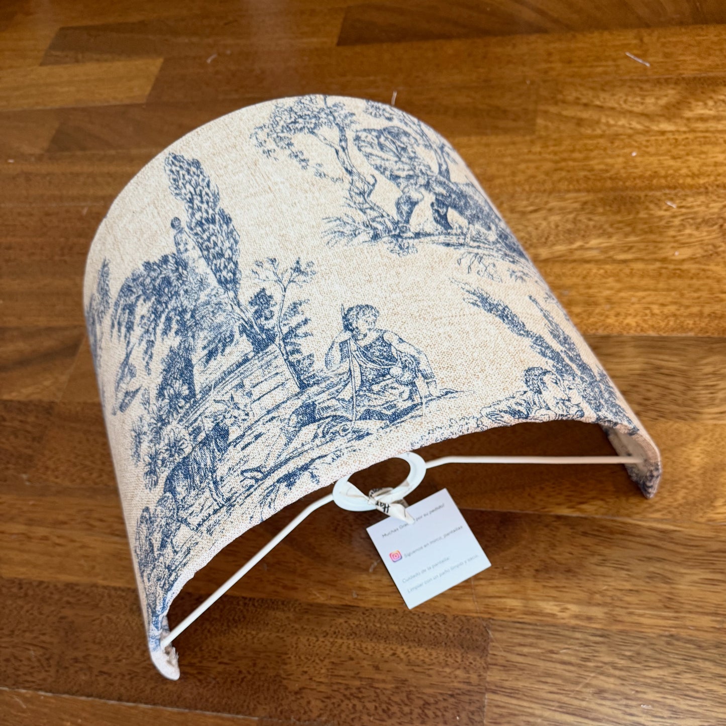 Aplique 30 x 25 tela Toile de Jouy