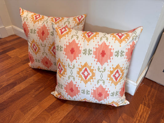 Cojín kilim terracota