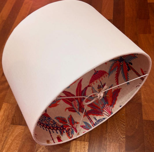 Pantalla de lino con Interior monos