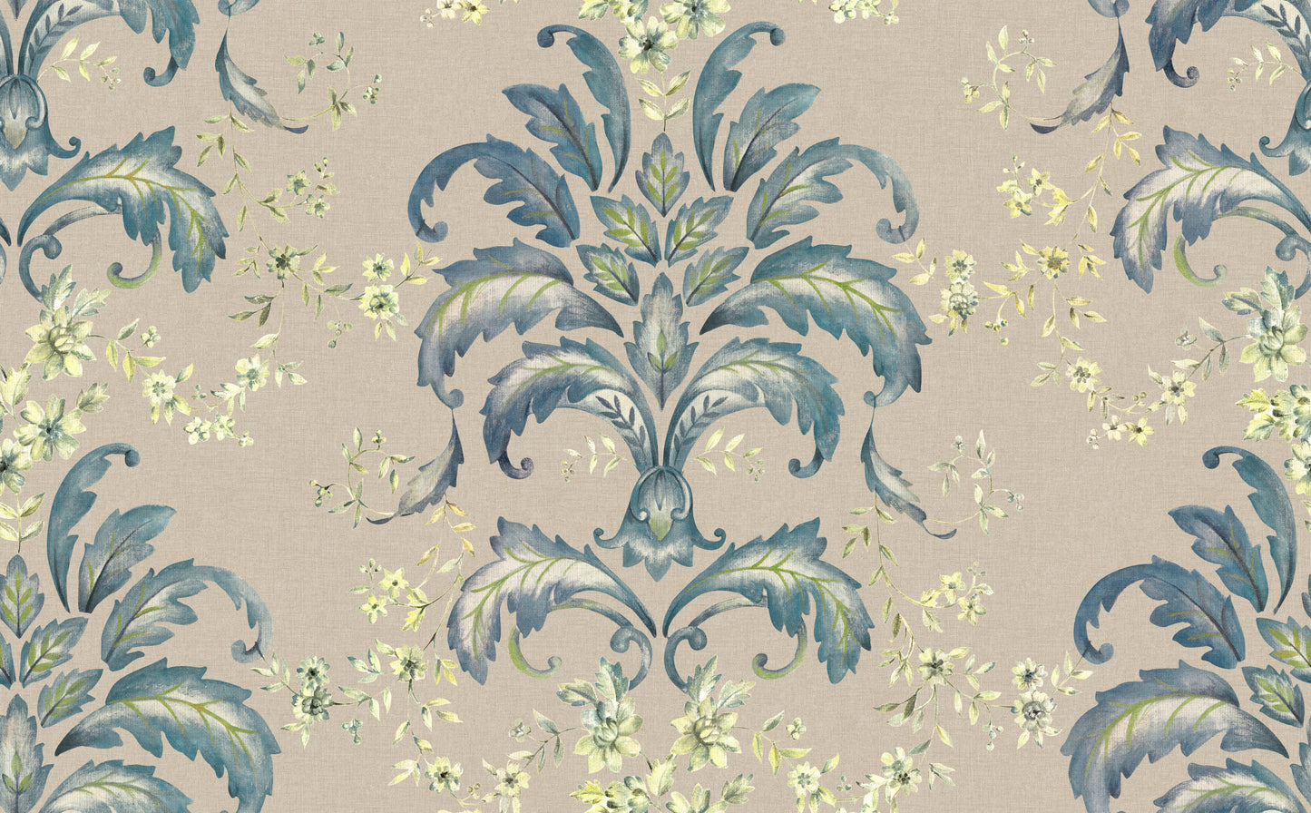 Papel Damasco Francés