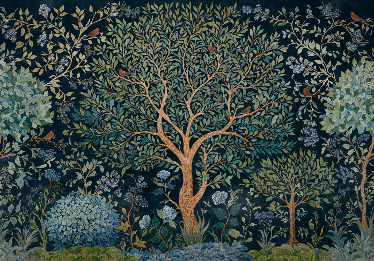 Mural Arbol de Varanasi