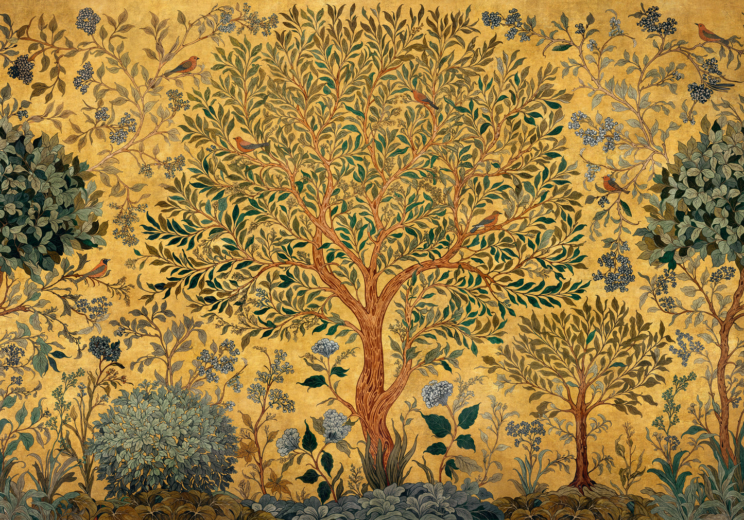 Mural Arbol de Varanasi