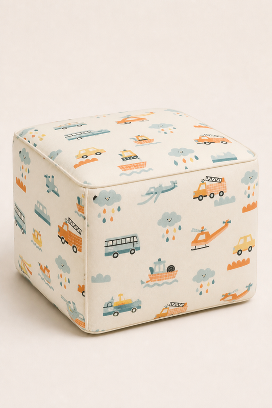 Puf infantil vehiculos