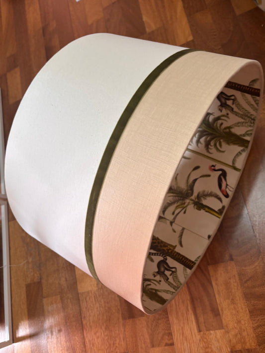 Pantalla combinada con interior selva